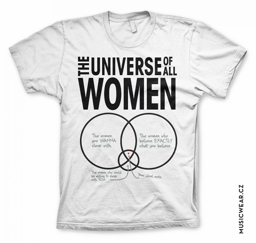 Big Bang Theory tričko, The Universe Of All Women, pánské, velikost XXL