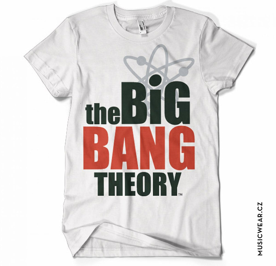 The Big Bang Theory tričko, Logo White, pánské, velikost XXL