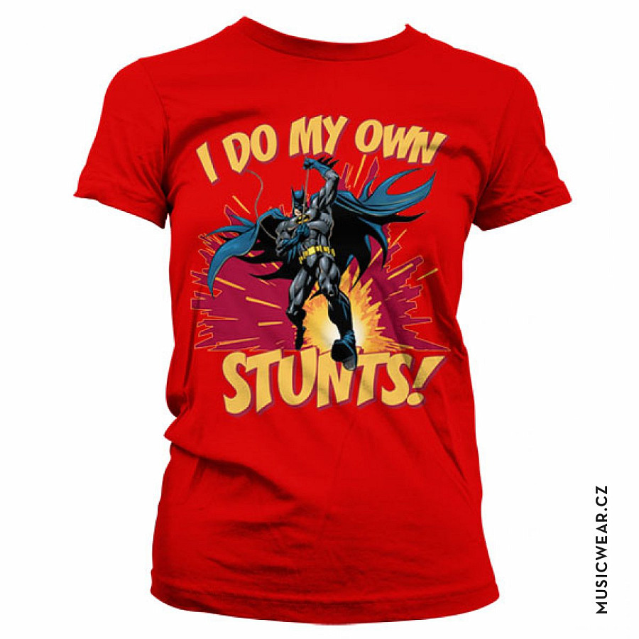 Batman tričko, I Do My Own Stunts Girly, dámské, velikost XXL
