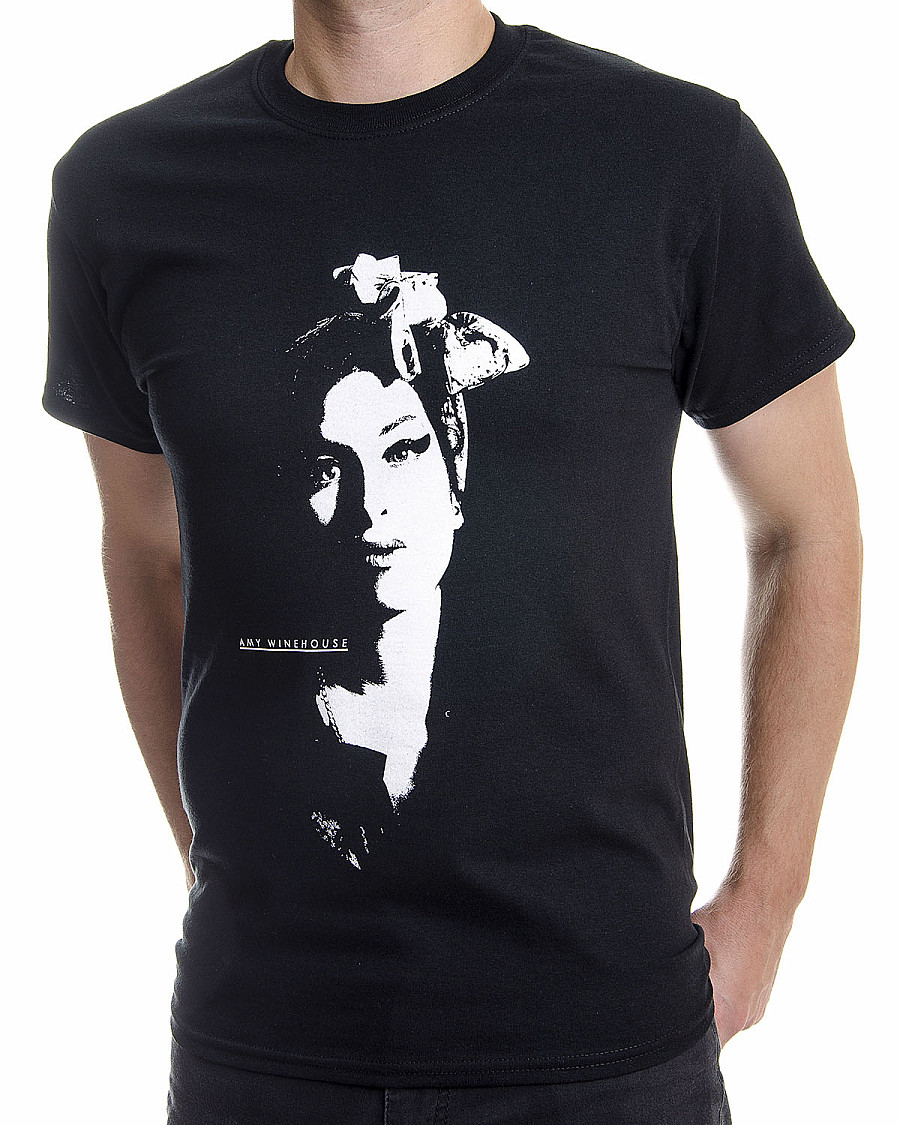 Amy Winehouse tričko, Scarf Portrait, pánské, velikost L
