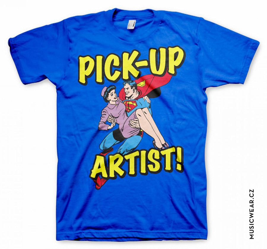 Superman tričko, Pick Up Artist, pánské, velikost L
