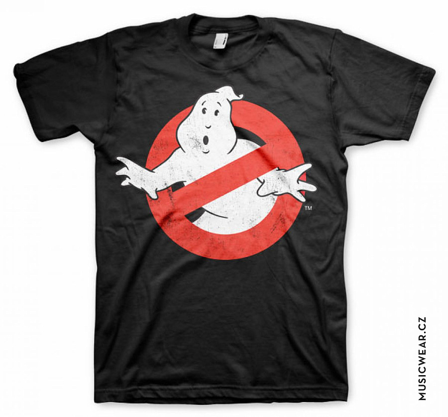 Ghostbusters tričko, Distressed Logo, pánské, velikost XXL