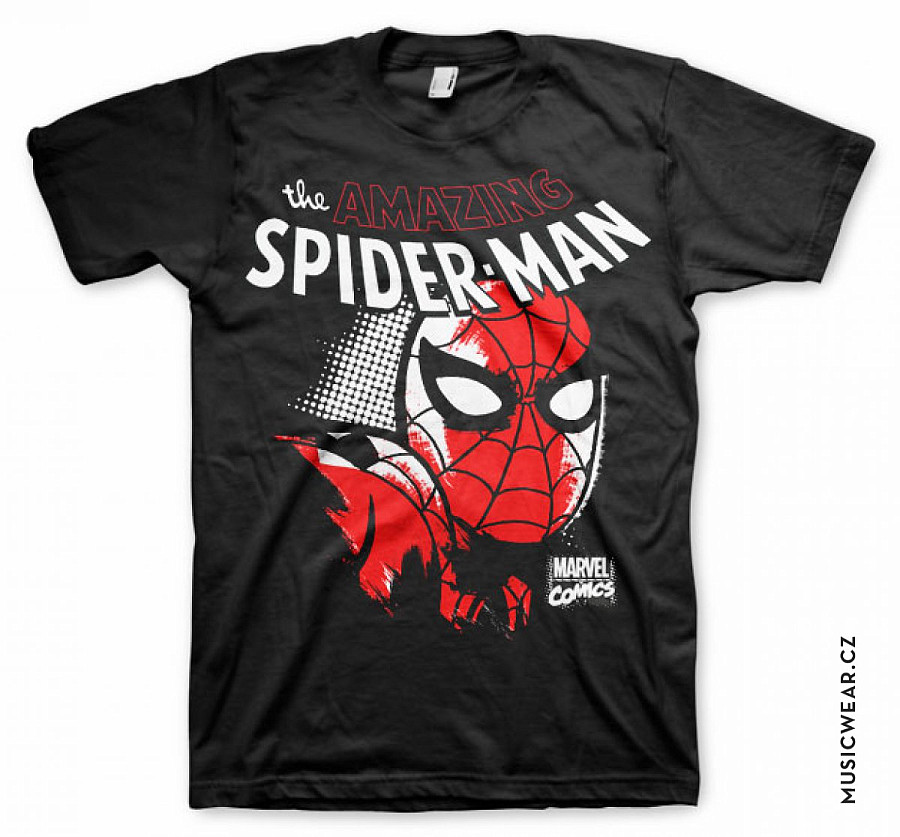 Spiderman tričko, Close Up, pánské, velikost XL