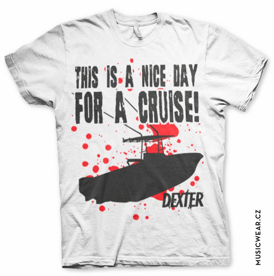 Dexter tričko, This Is A Nice Day For A Cruise, pánské, velikost XL