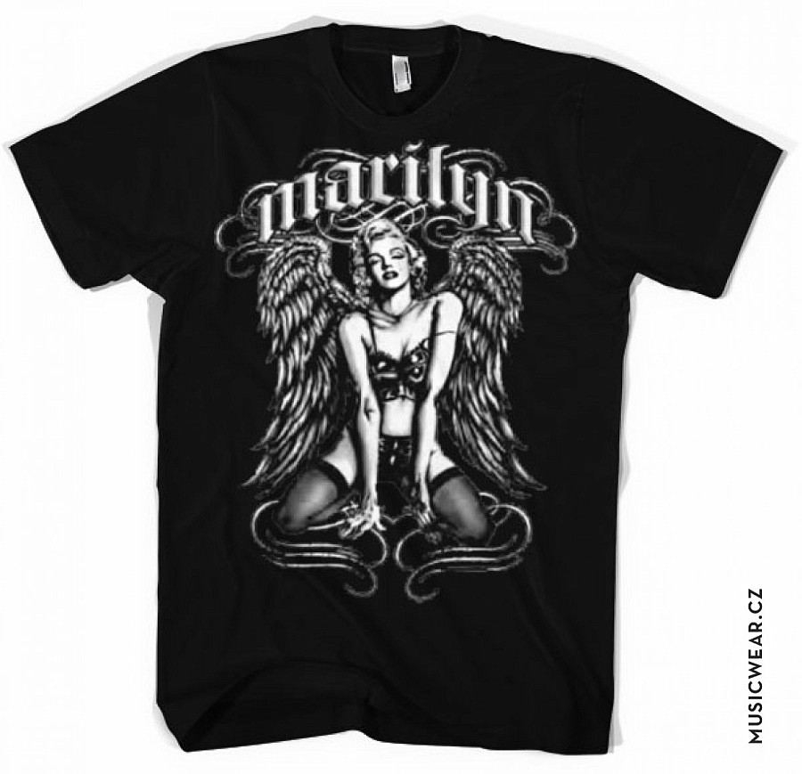 Marilyn Monroe tričko, Cool Angel, pánské, velikost S