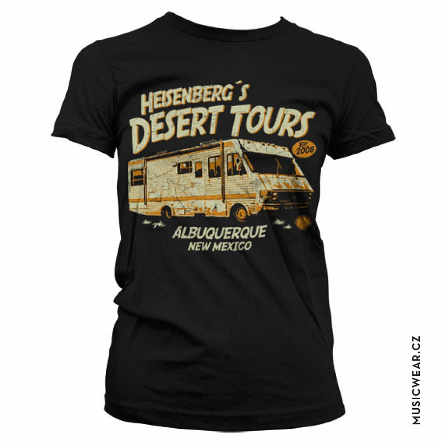Breaking Bad tričko, Heisenbergs Desert Tours Girly, dámské, velikost M