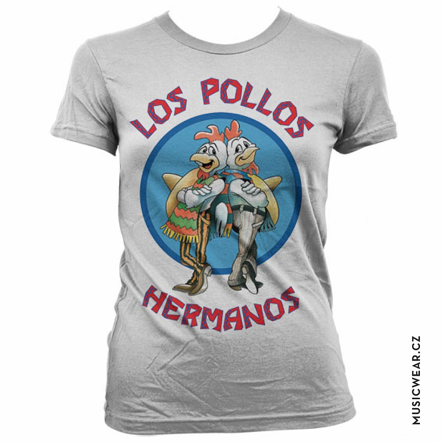 Breaking Bad tričko, Los Pollos Hermanos White Girly, dámské, velikost XL