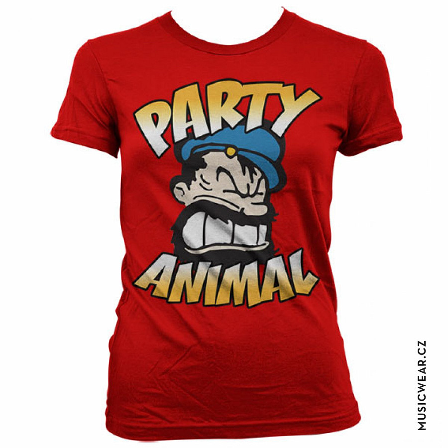 Pepek námořník tričko, Brutos Party Animal Girly, dámské, velikost M