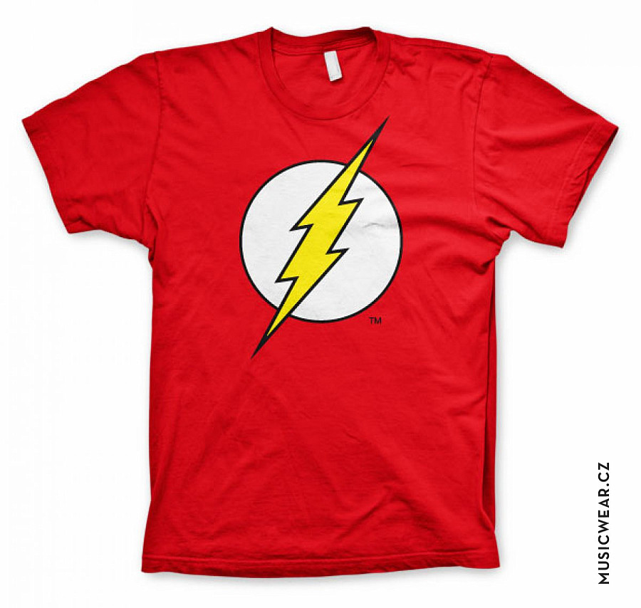 The Flash tričko, Emblem, pánské, velikost M