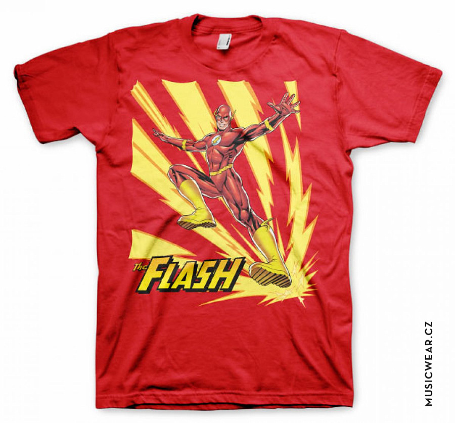 The Flash tričko, Jumping, pánské, velikost XL