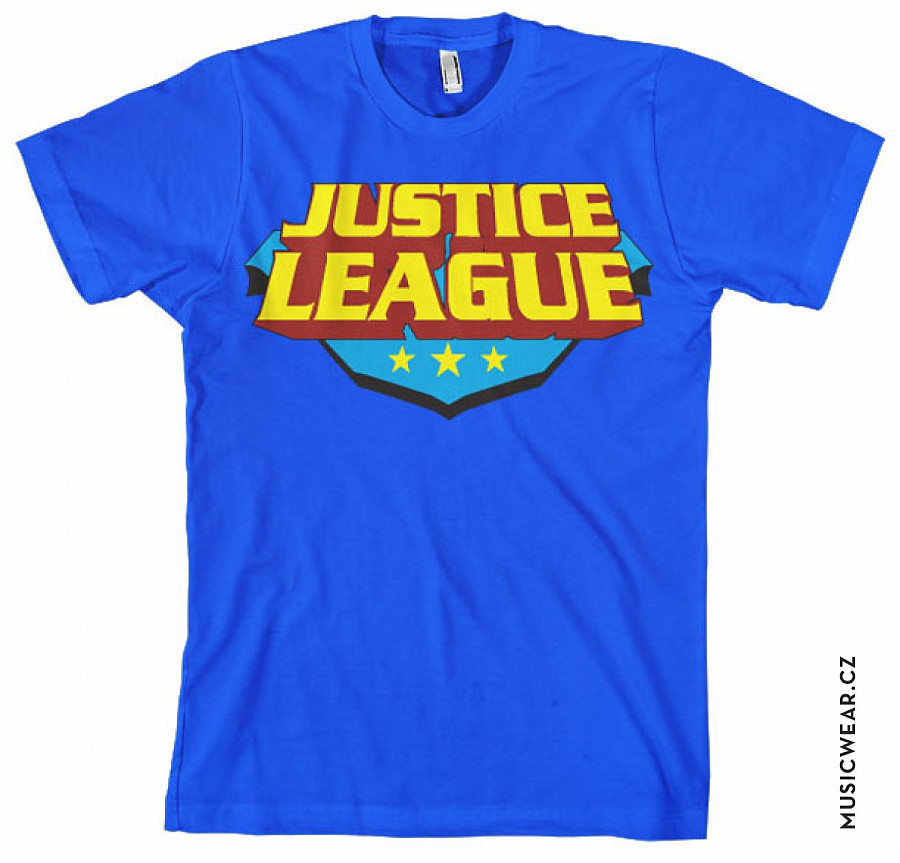 Justice League tričko, Classic Logo, pánské, velikost XL