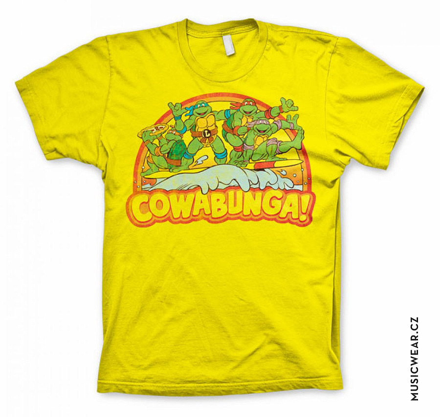 Želvy Ninja tričko, Cowabunga, pánské, velikost XXL