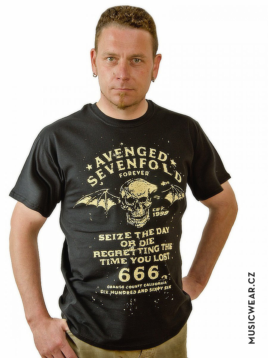 Avenged Sevenfold tričko, Seize The Day, pánské, velikost M
