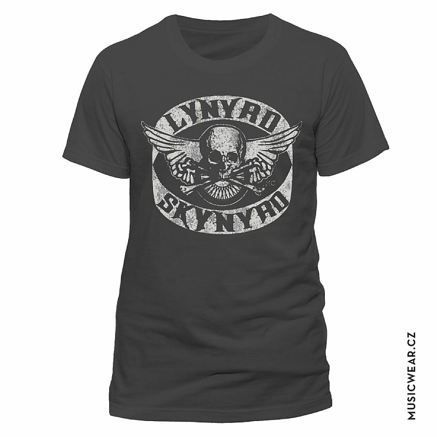 Lynyrd Skynyrd tričko, Biker Patch, pánské, velikost S