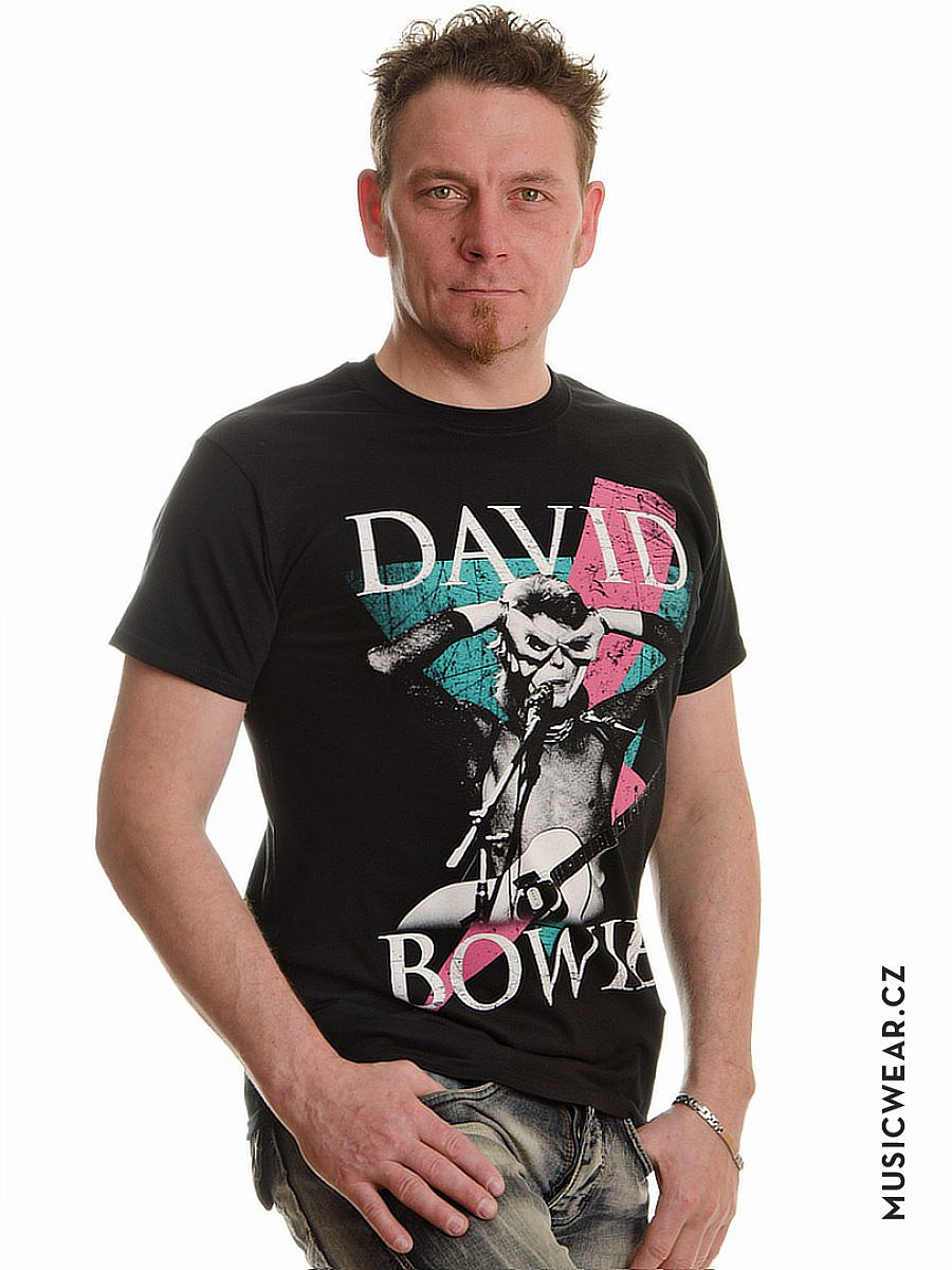 David Bowie tričko, Thunder, pánské, velikost XXL