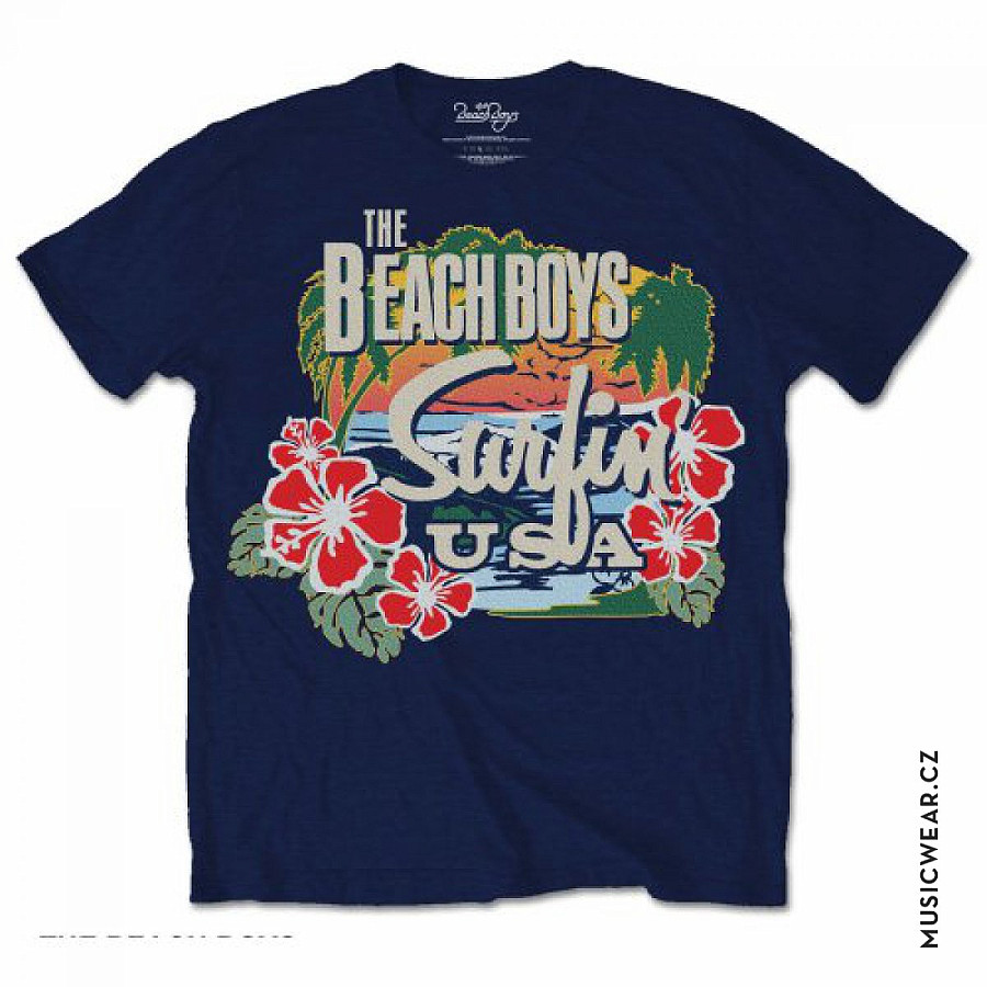 Beach Boys tričko, Surfin&#039; USA Tropical, pánské, velikost M