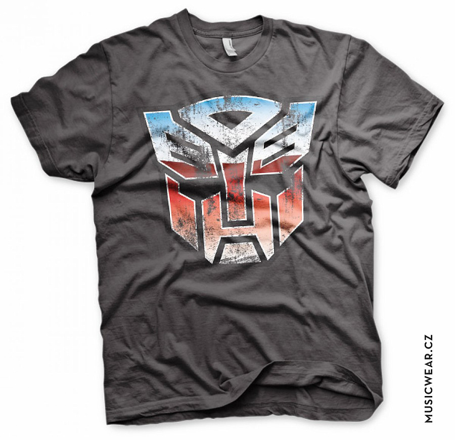 Transformers tričko, Distressed Autobot Shield, pánské, velikost XXL
