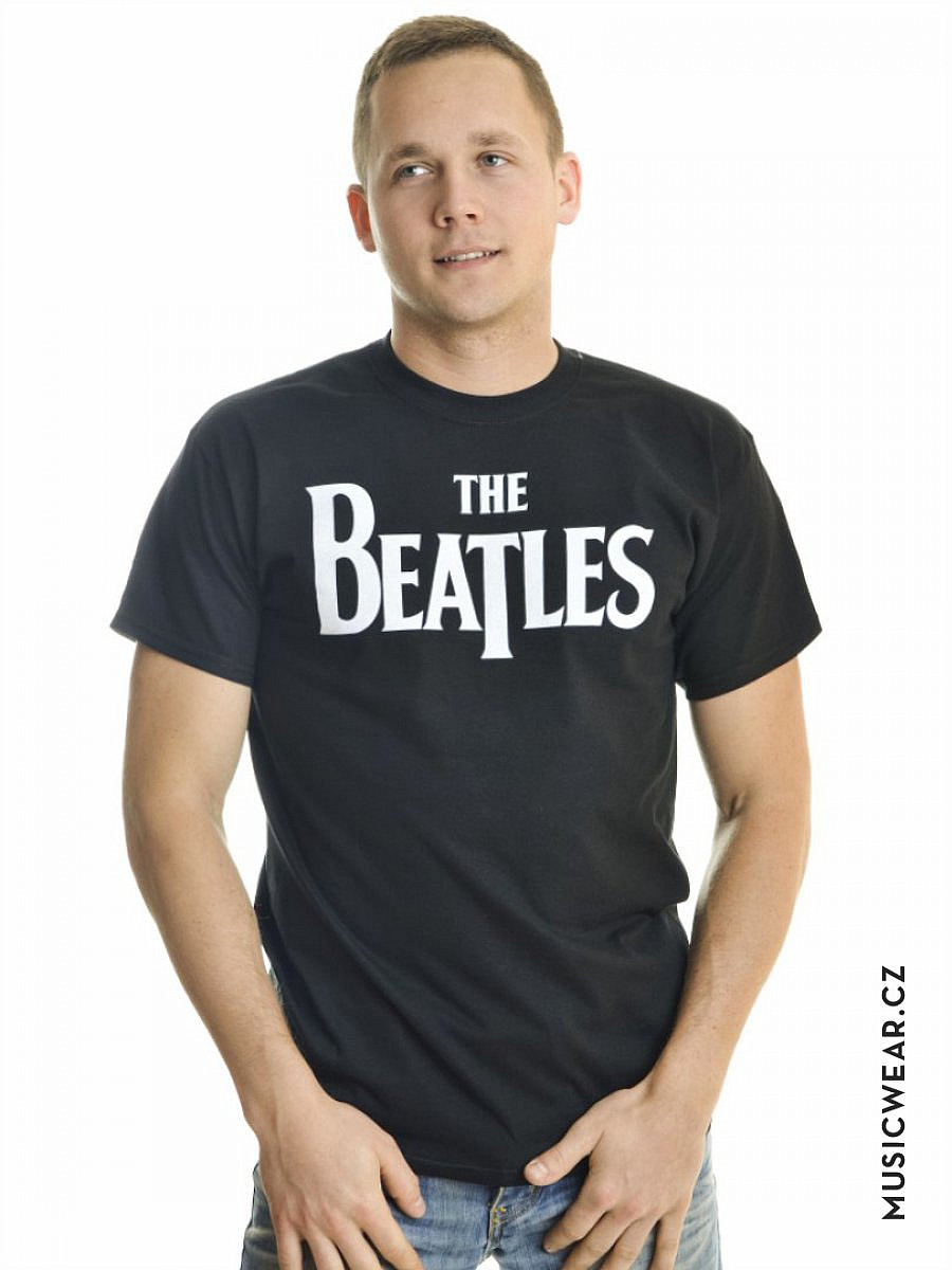 The Beatles tričko, Drop T Logo, pánské, velikost L