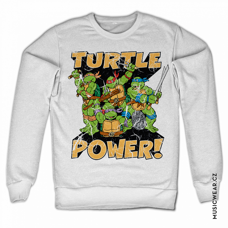 Želvy Ninja mikina, Turtle Power, pánská, velikost XXL