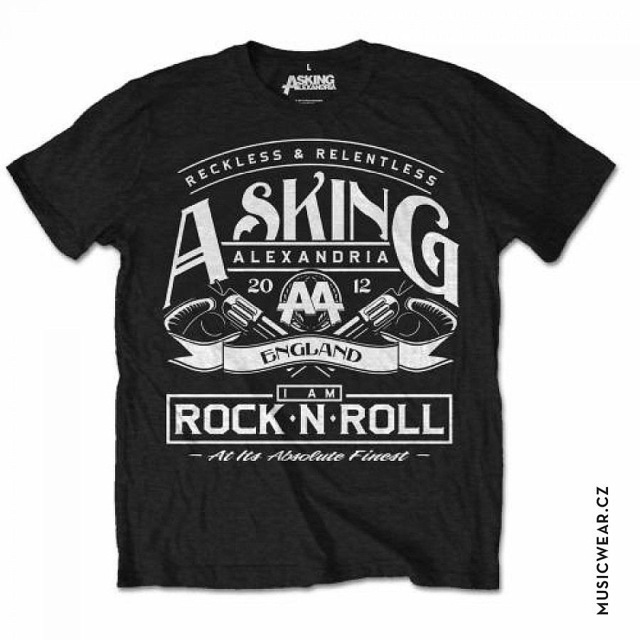 Asking Alexandria tričko, Rock n&#039; Roll, pánské, velikost XL