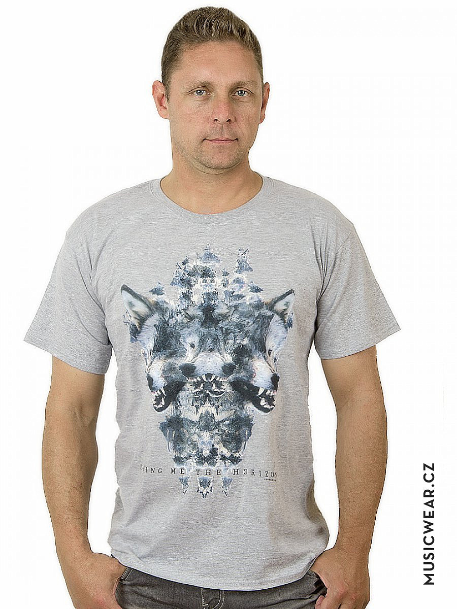 Bring Me The Horizon tričko, Wolven Grey Marl, pánské, velikost S