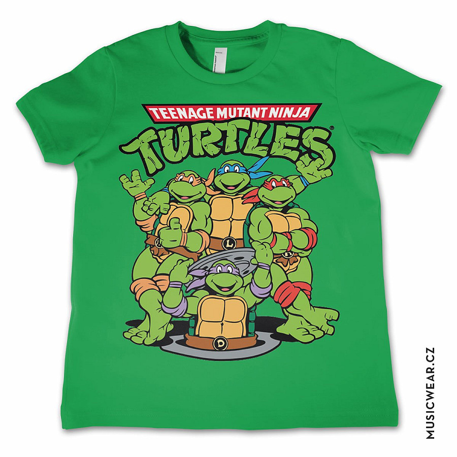 Želvy Ninja tričko, Group Kids, dětské, velikost XS velikost XS (4 roky)