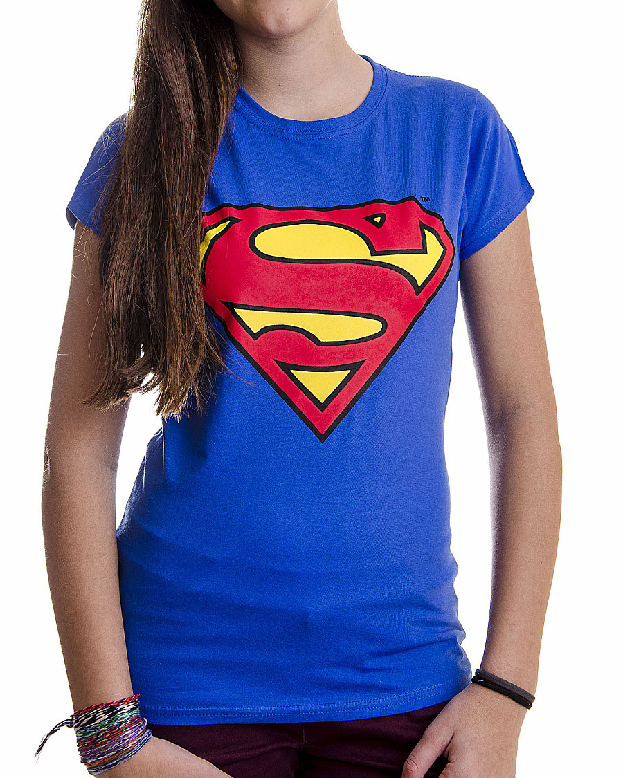 Superman tričko, Shield Girly, dámské, velikost XL