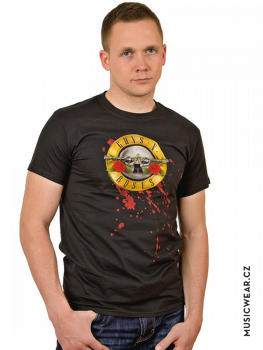 Guns N Roses tričko, Bullet, pánské, velikost XL