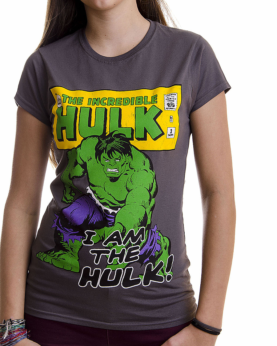 The Hulk tričko, I Am The Hulk Girly, dámské, velikost L