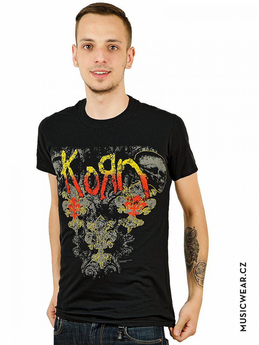 Korn tričko, Skulldelis, pánské, velikost S