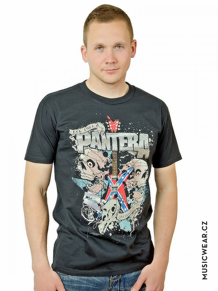 Pantera tričko, Texas Skull, pánské, velikost S
