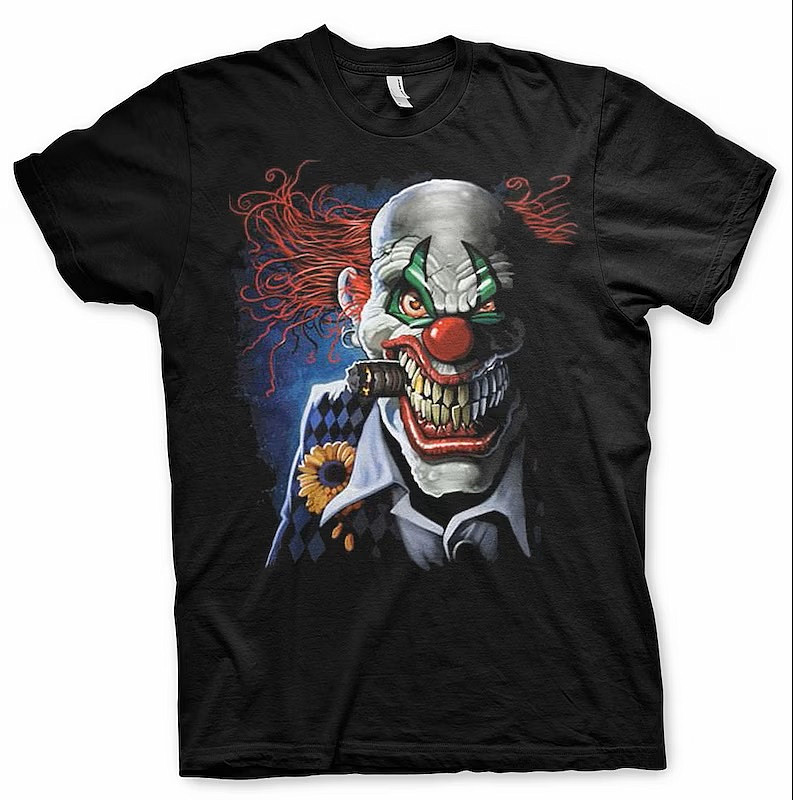 Batman tričko, Joker Clown Black, pánské, velikost XXXL