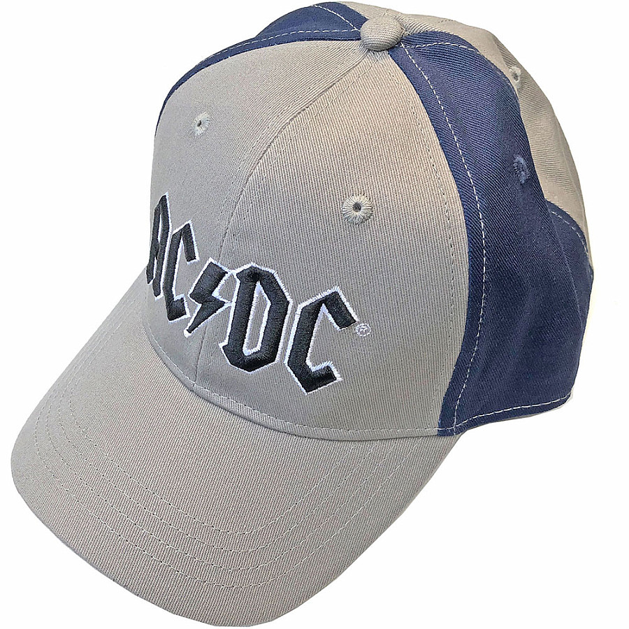 AC/DC kšiltovka, Black Logo 2 tone Grey &amp; Navy