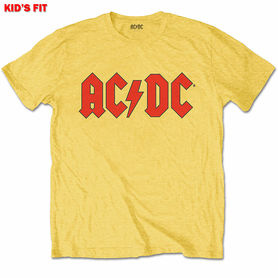 AC/DC tričko, Logo Yellow, dětské, velikost S dětská velikost S (5-6 let)