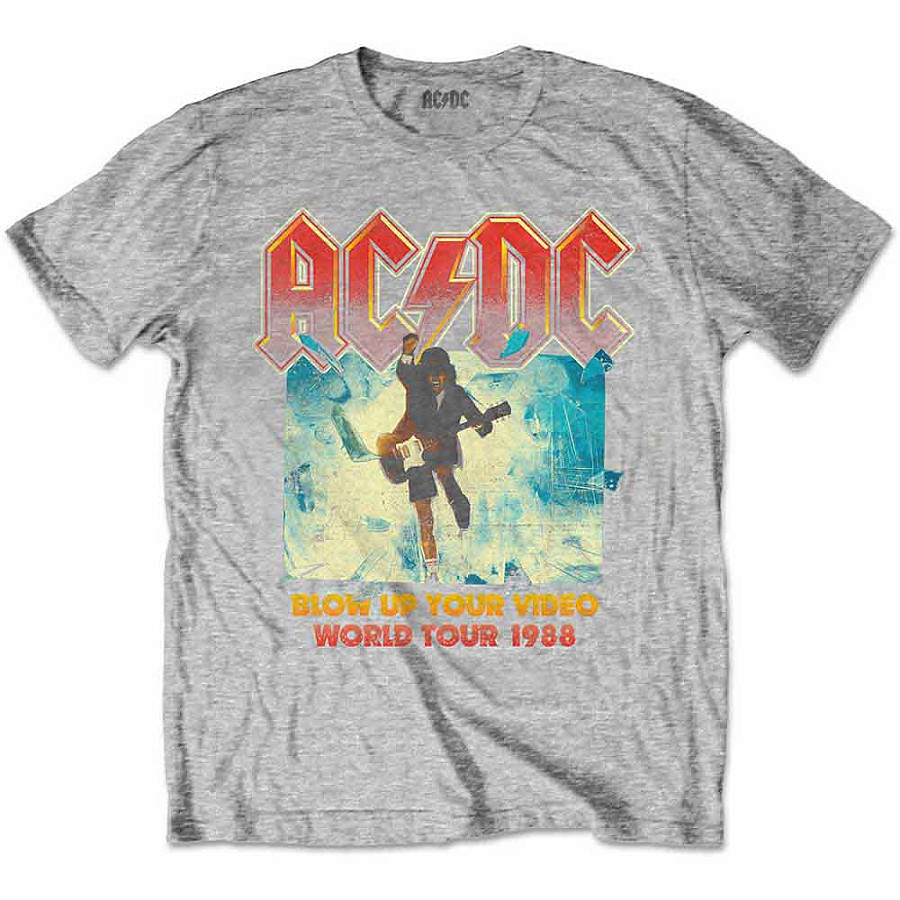 AC/DC tričko, Blow Up Your Video Heather Grey, dětské, velikost XS velikost XS věk (3-4 roky)