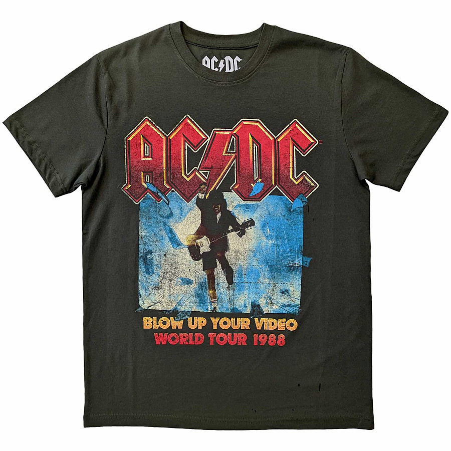 AC/DC tričko, Blow Up Your Video Green, pánské, velikost S