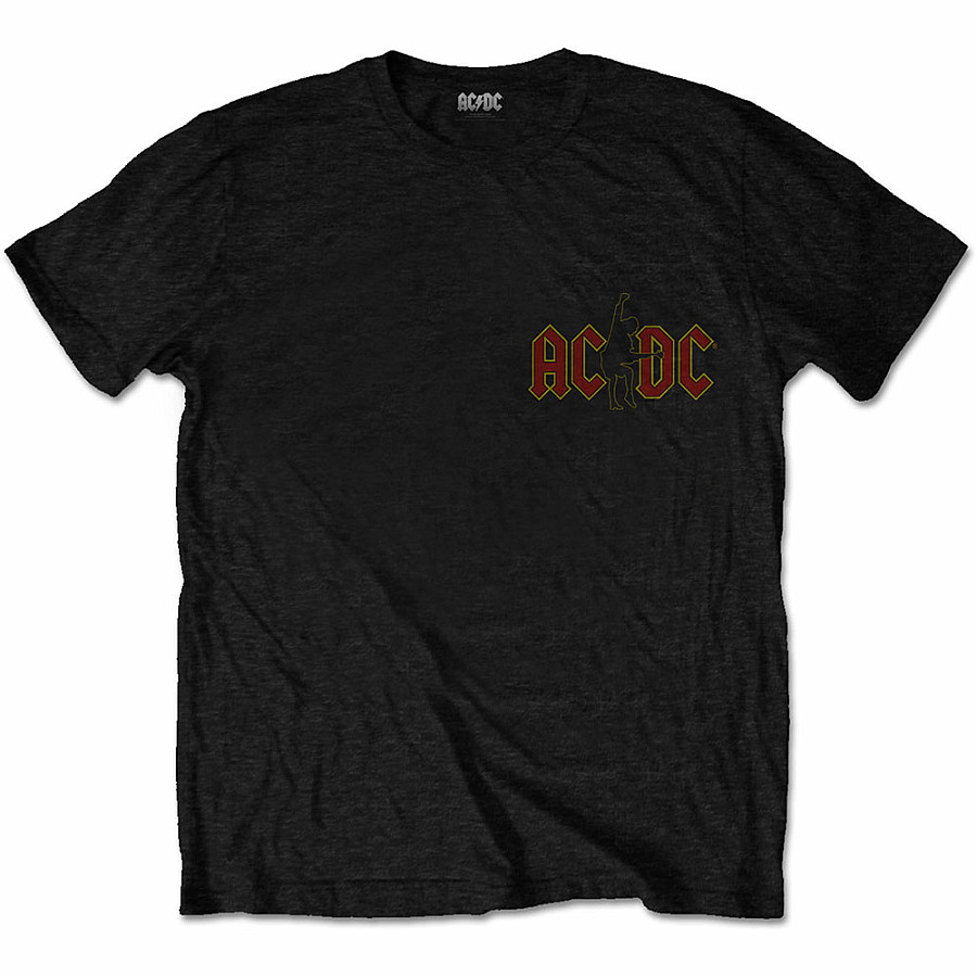 AC/DC tričko, Hard As Rock With Back Print, pánské, velikost S