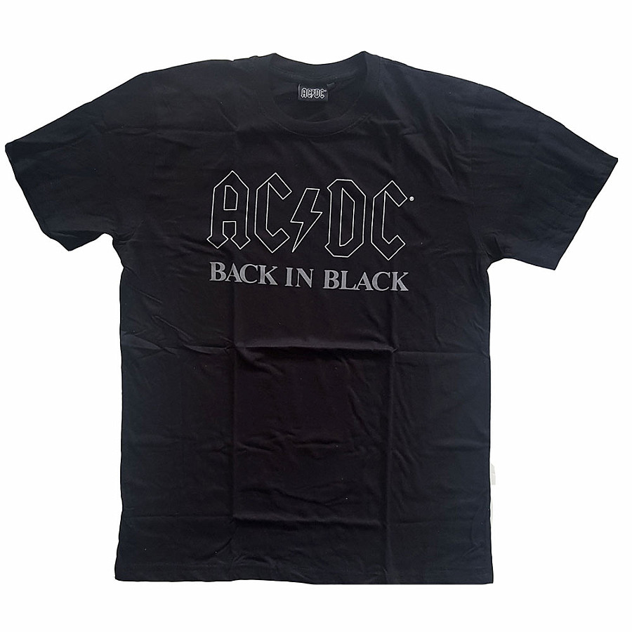AC/DC tričko, Back In Black, pánské, velikost XL