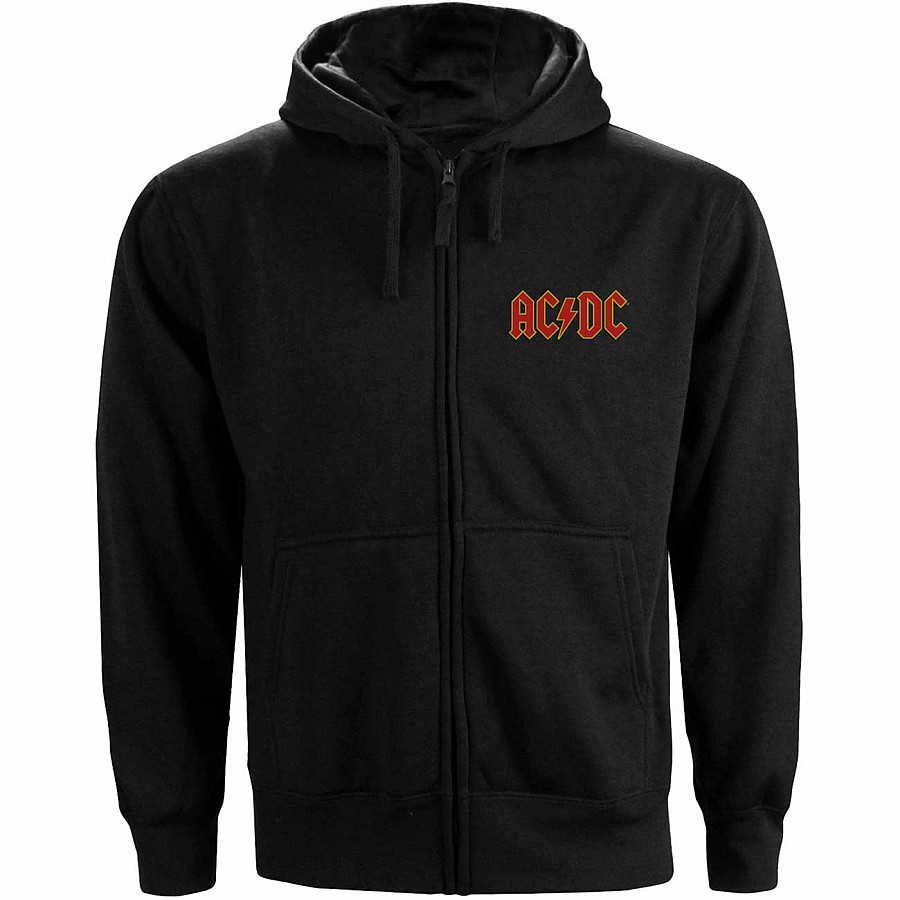 AC/DC mikina, ACDC Logo BackPrint, pánská, velikost XL