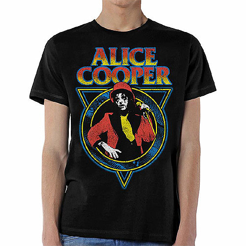 Alice Cooper tričko, Snake Skin Black, pánské, velikost L