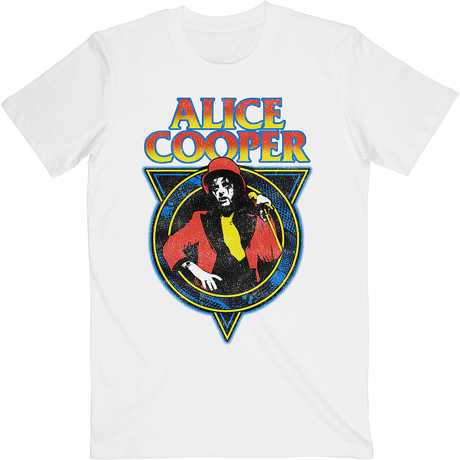 Alice Cooper tričko, Snakeskin White, pánské, velikost XXL