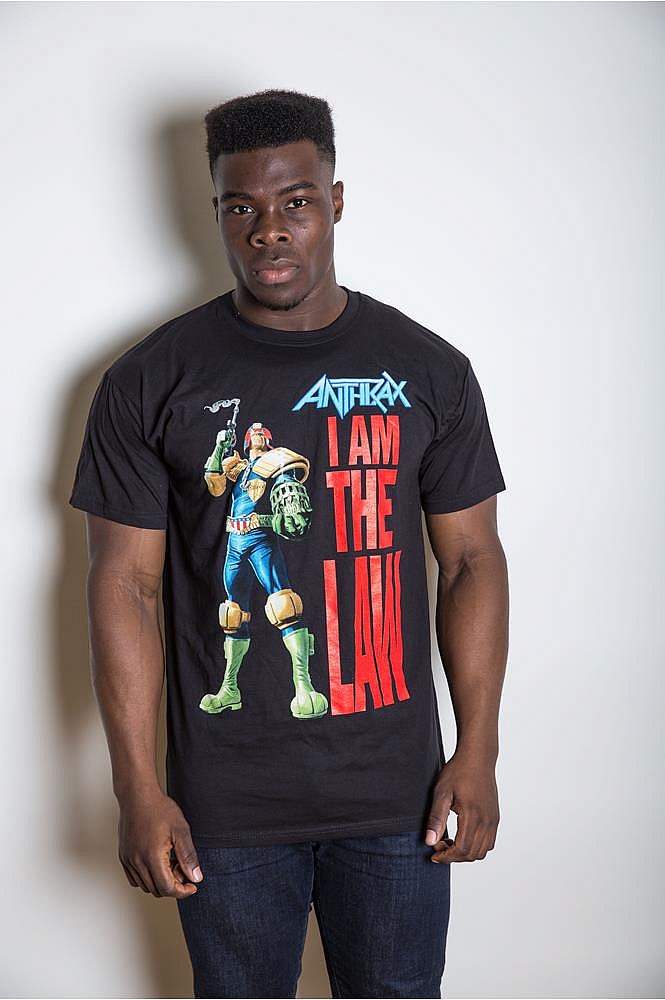 Anthrax tričko, I am The Law, pánské, velikost S