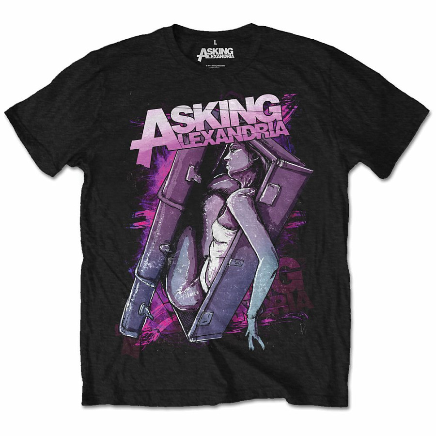 Asking Alexandria tričko, Coffin Girl, pánské, velikost XL