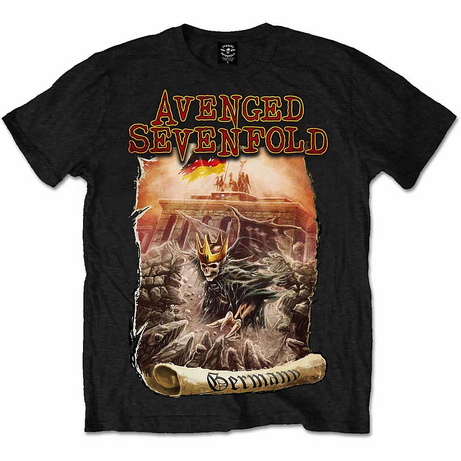 Avenged Sevenfold tričko, Germany, pánské, velikost XL