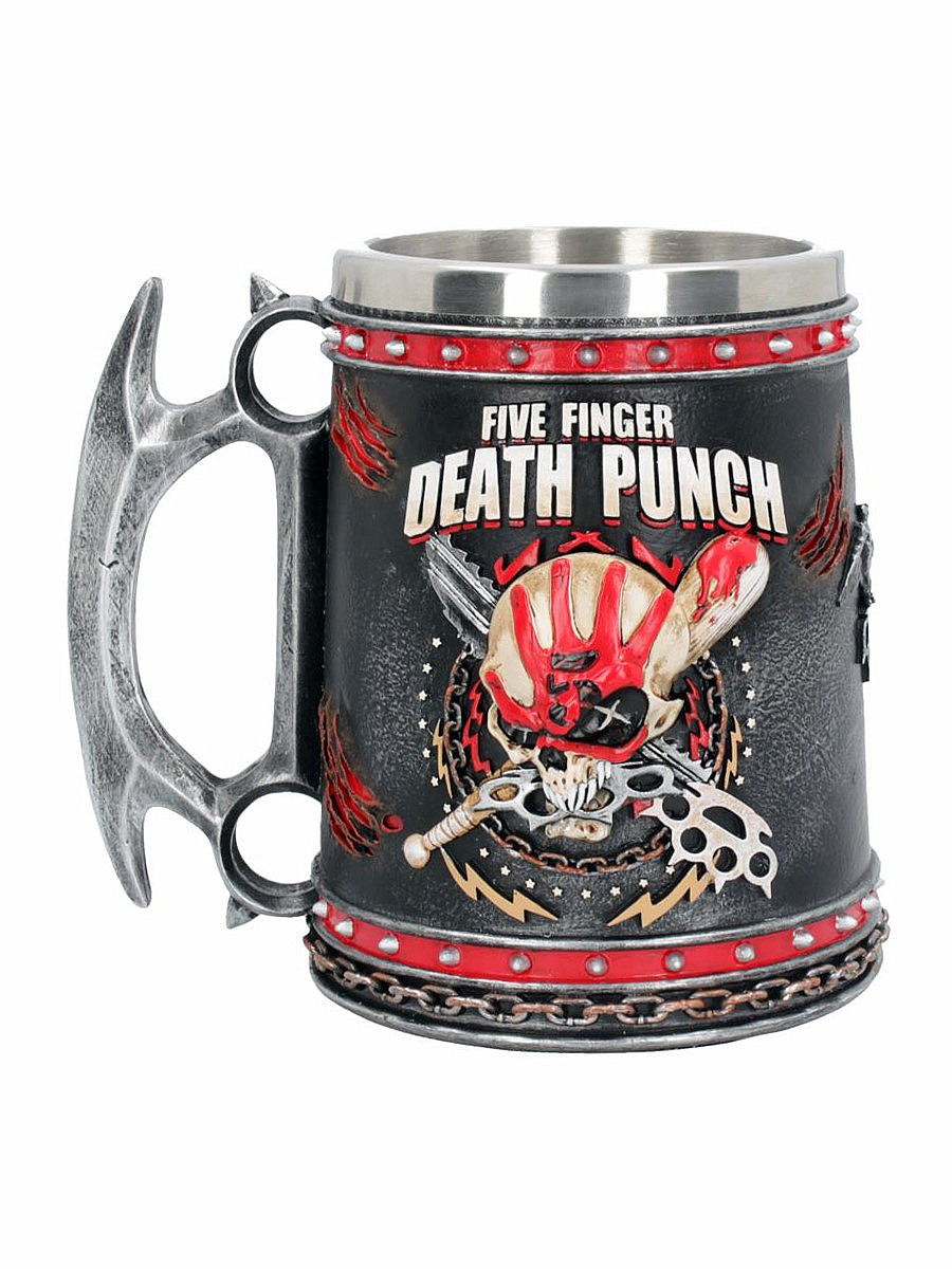 Five Finger Death Punch korbel 500 ml/15 cm/1 kg, FFDP Logo Skull