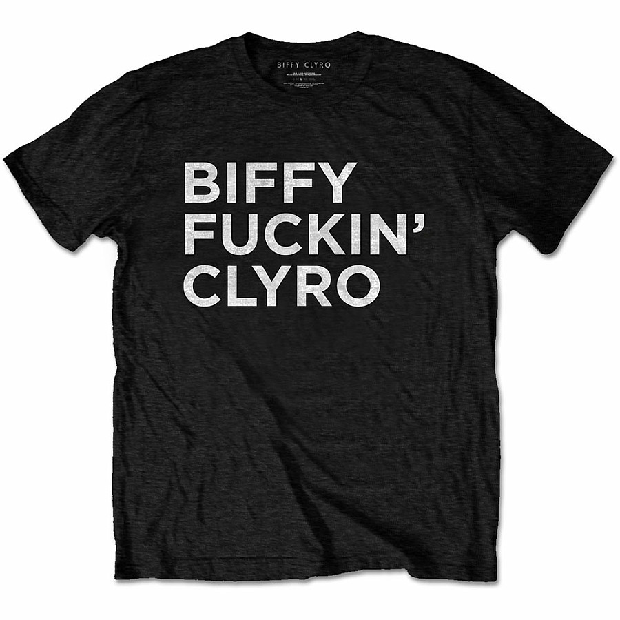 Biffy Clyro tričko, Biffy Fucking Clyro, pánské, velikost XXL
