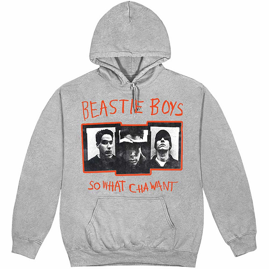 Beastie Boys mikina, So What Cha Want Grey, pánská, velikost XXL