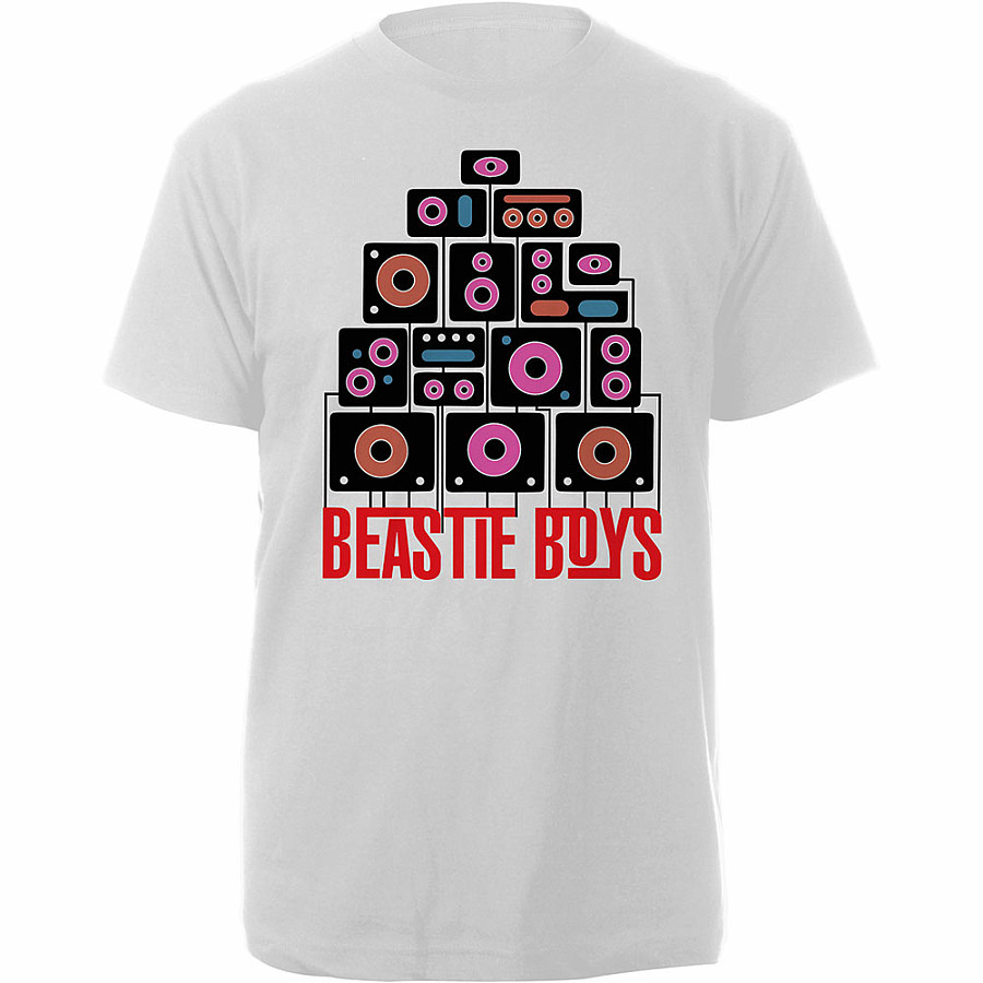 Beastie Boys tričko, Tape White, pánské, velikost M