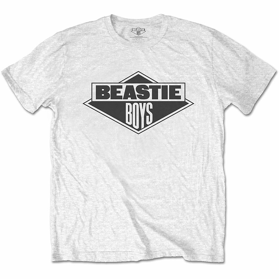 Beastie Boys tričko, B&amp;W Logo White, pánské, velikost M