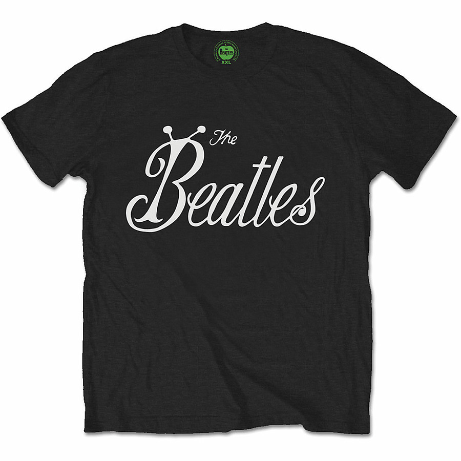The Beatles tričko, Bug Logo Black, pánské, velikost XL